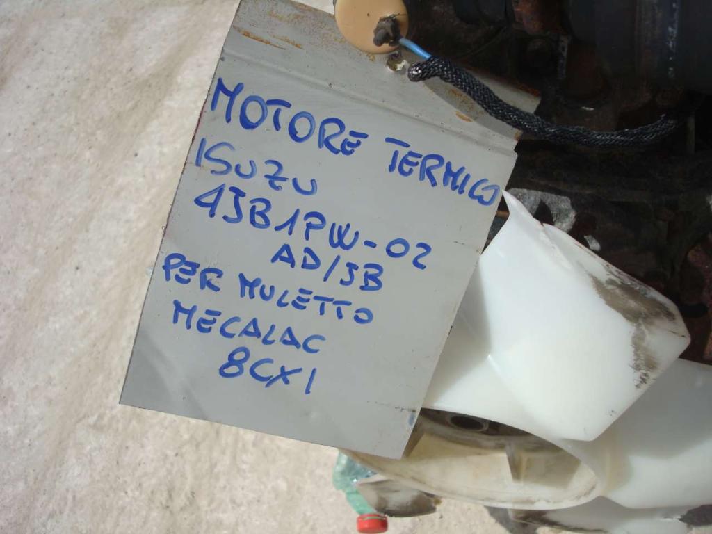 Motor para Mecalac ISUZU 4JB1PW-02 AD/JB per 8CXI Foto 6