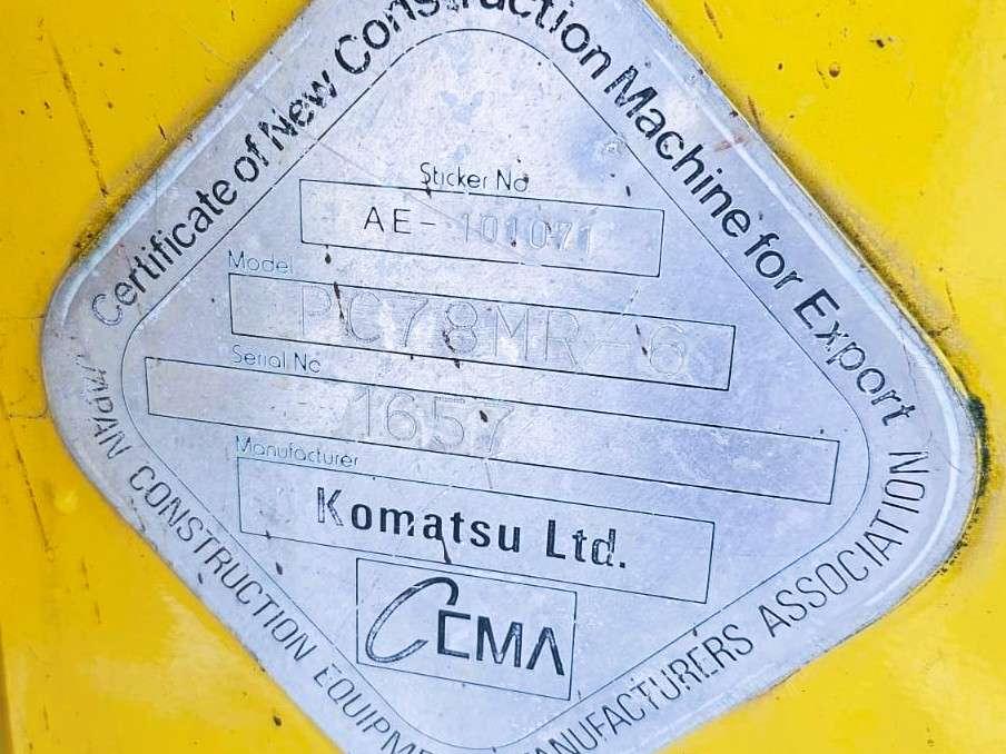 Komatsu PC78MR-6 Foto 9