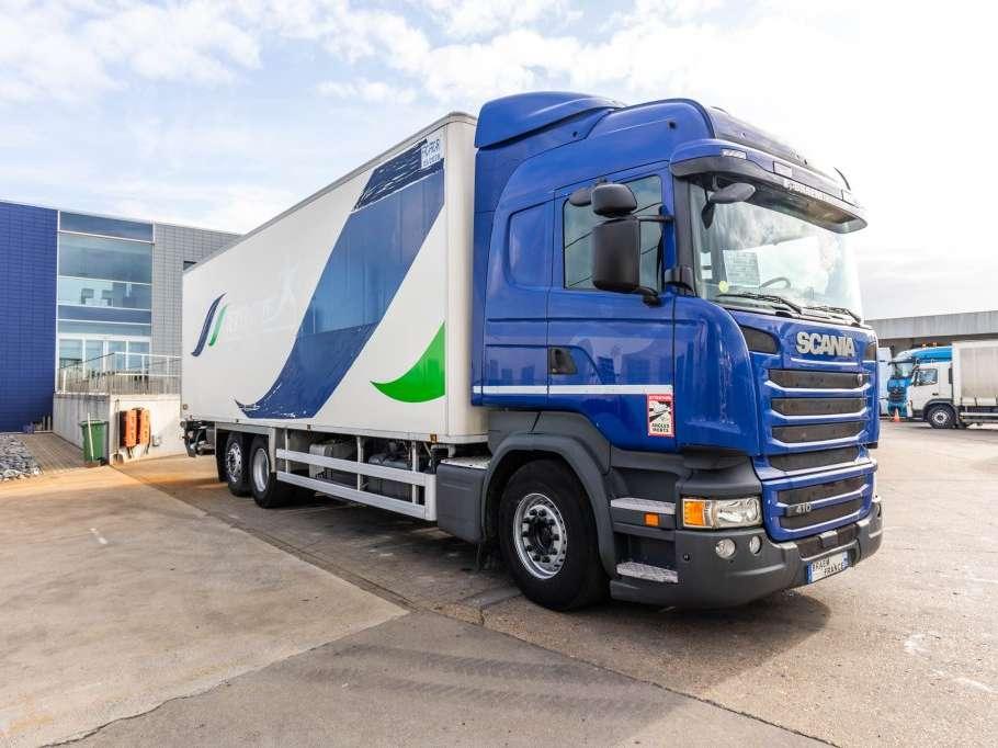 Scania R410+CHEREAU+CARRIER 1150 MT-TRI-TEMP+DHOLLANDIA 2.5T. Foto 2