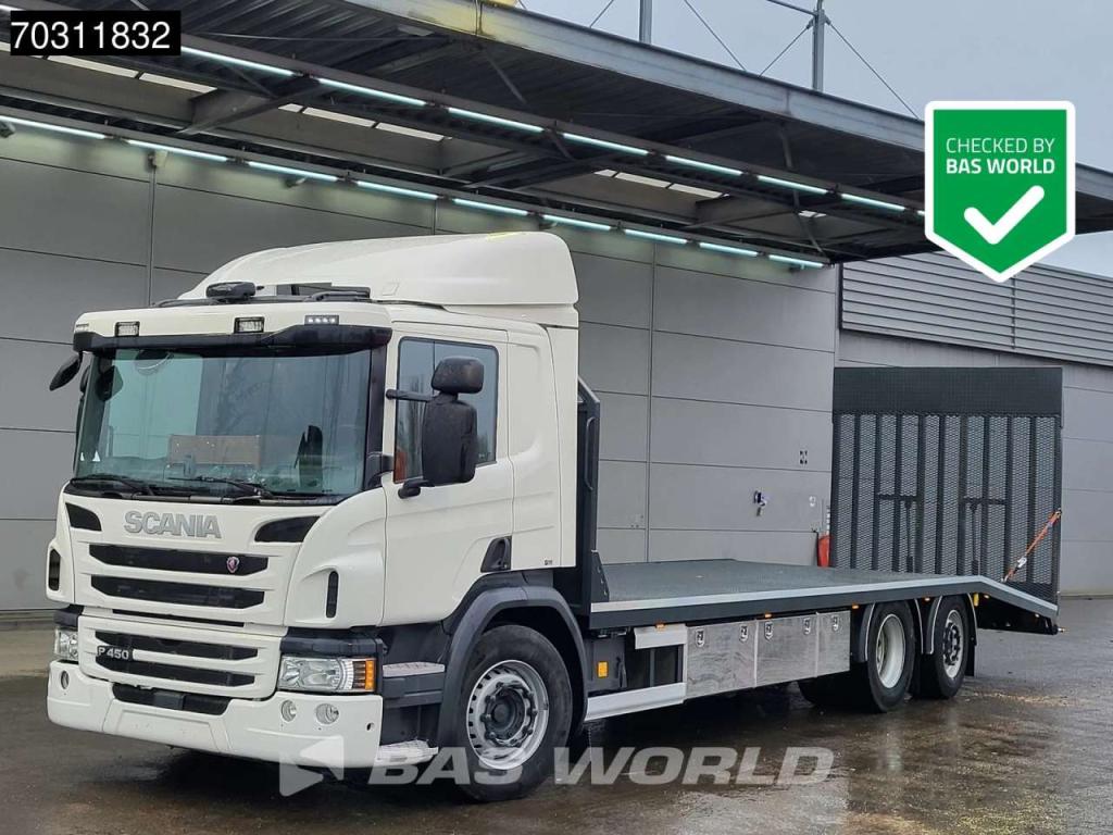 Scania P450 P 6X2 8,80m Machine Transporter Winch Lift+Steering Axle Euro 6 Foto 1