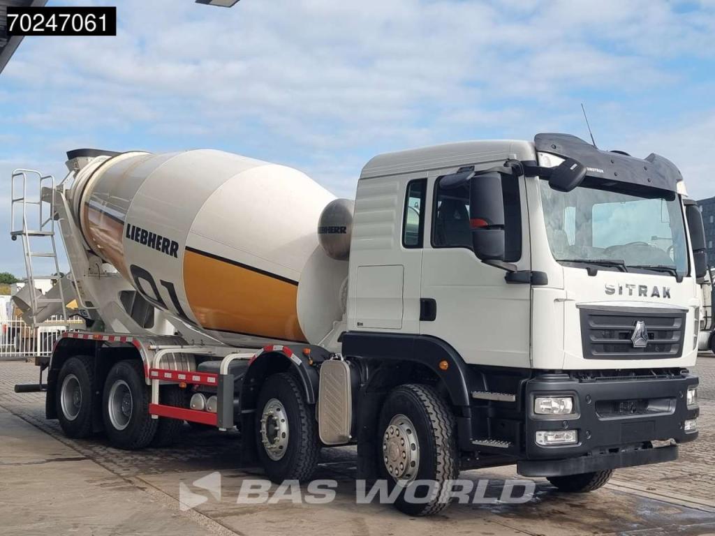 Sitrak G5 350 8X4 NEW! 8m3 Liebherr Mixer Big-Axle Steel Suspension Foto 3