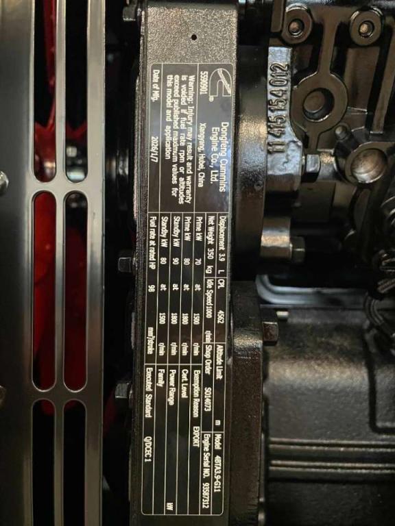 Cummins 4BTA3.9-G11 - 88 kVA Generator - DPX-19834 Foto 13