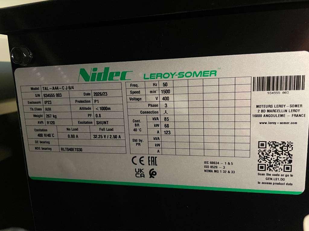 Cummins 4BTA3.9-G11 - 88 kVA Generator - DPX-19834 Foto 15
