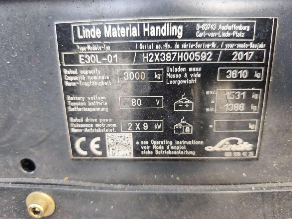Linde E30L-01 Foto 8
