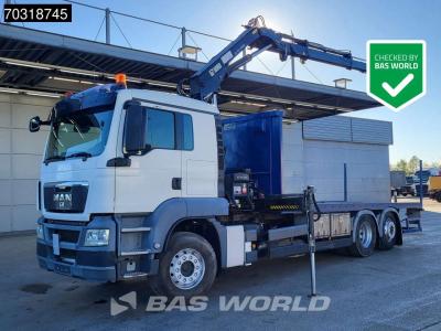 Man TGS 26.400 6X2 HIAB 144 B S-2 Hiduo Kran Crane ADR Lift+steering axle Euro 5 vendida por BAS World B.V.