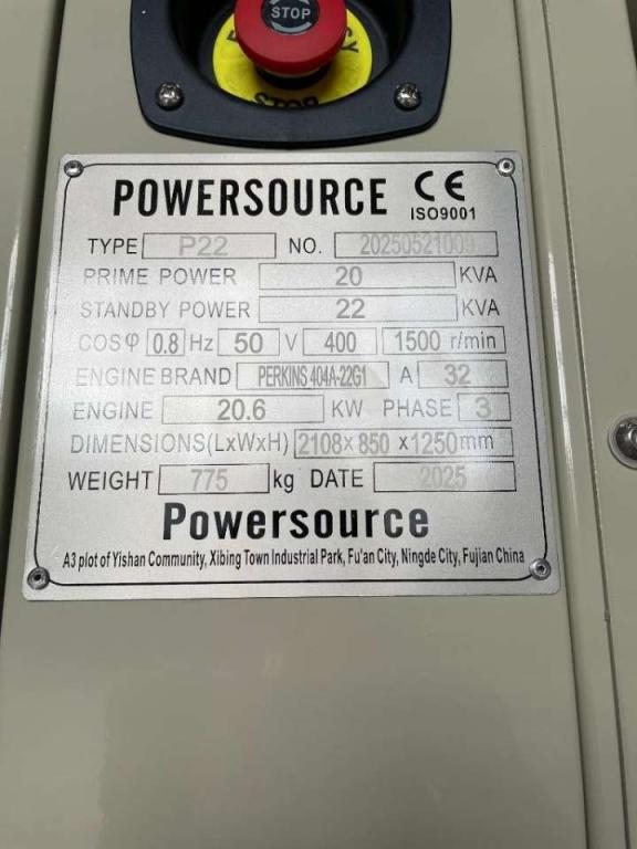 Perkins 404D-22G - 22 kVA Generator - DPX-19801 Foto 6