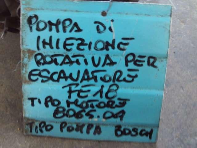 Pompa iniezione motore (rotativa) para Fiat Allis FE18 - MOTORE FIAT 8065.04 - POMPA BOSCH 04510214 Foto 7