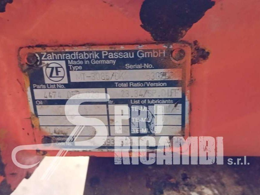 Eje delantero para ZF MT 3085/DK Foto 2