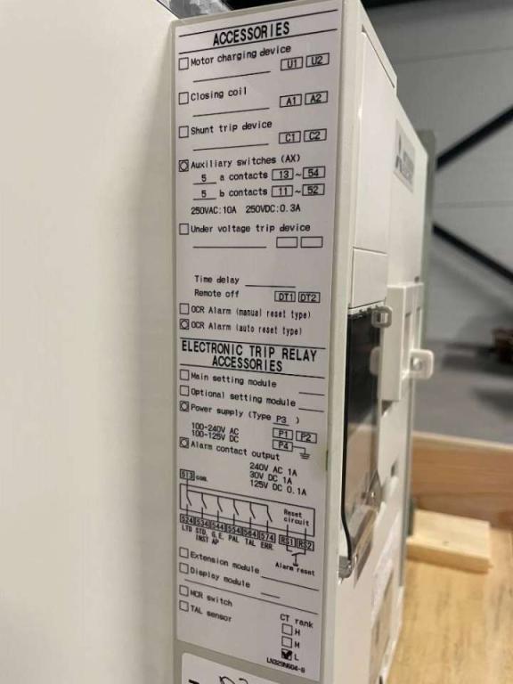 Mitsubishi Circuit breaker 3200A - AE3200-SW 4P - DPX-12648 Foto 10