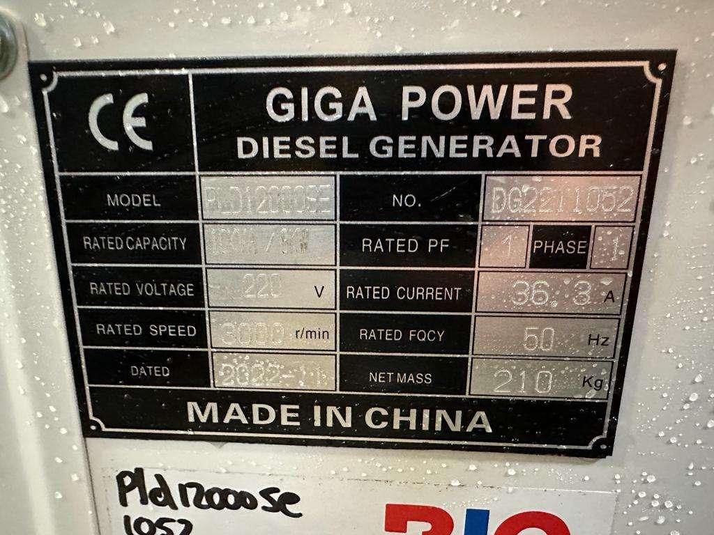 Giga Power PLD12000SE 10KVA silent set Foto 14