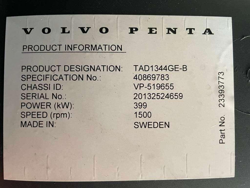 Volvo TAD1344GE - 450 kVA Generator - DPX-18880 Foto 16