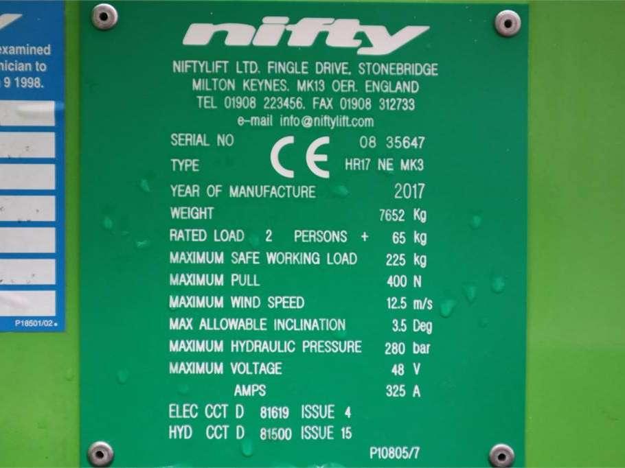 Niftylift HR17NE Electric Foto 7