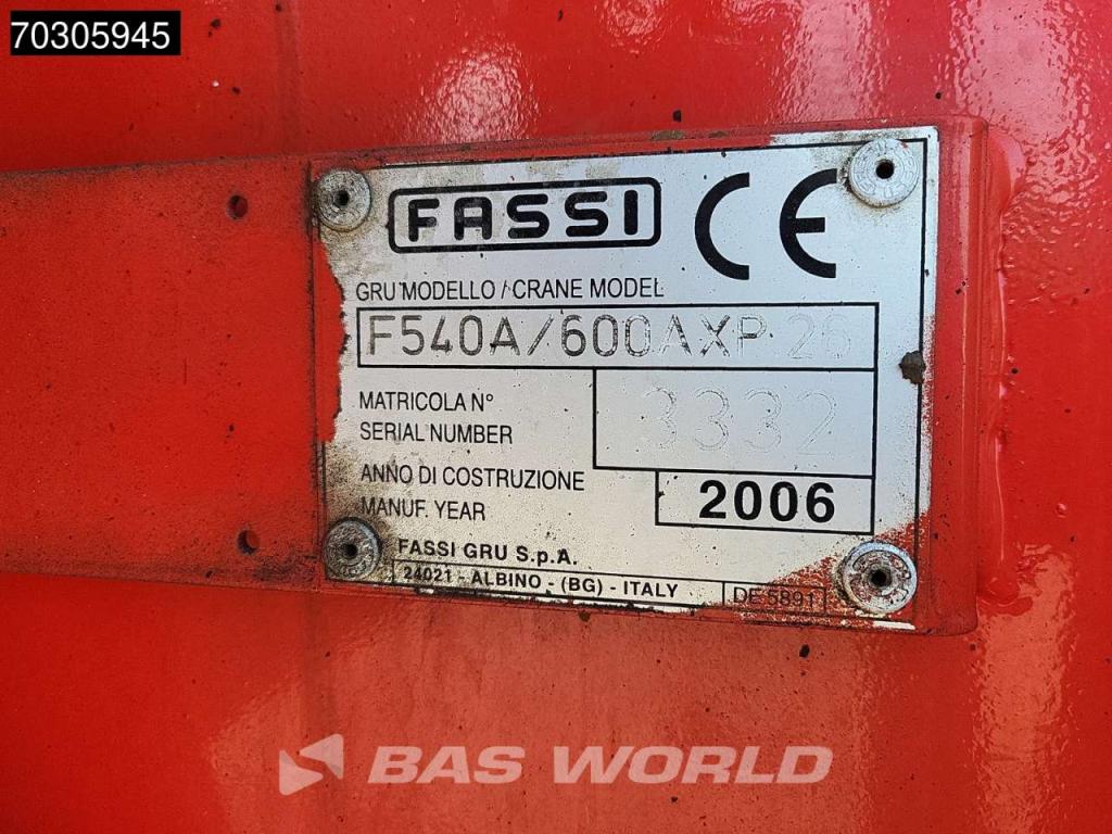 Man TGA 33.350 TGA 6X6 Fassi F600 6+6 Extensions Fly-Jib Manual Full Steel Foto 22