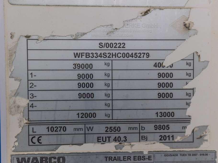Feldbinder EUT 40.3- 40.000 L CEMENT/CIMENT/ZEMENT Foto 24