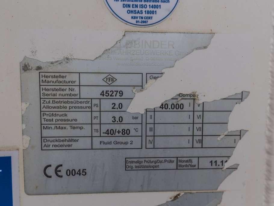Feldbinder EUT 40.3- 40.000 L CEMENT/CIMENT/ZEMENT Foto 25