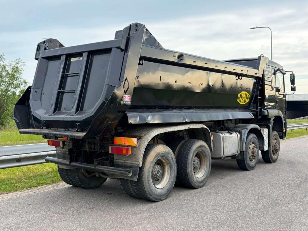 Man TGA35.430 8x8 Meiller Kipper Foto 5