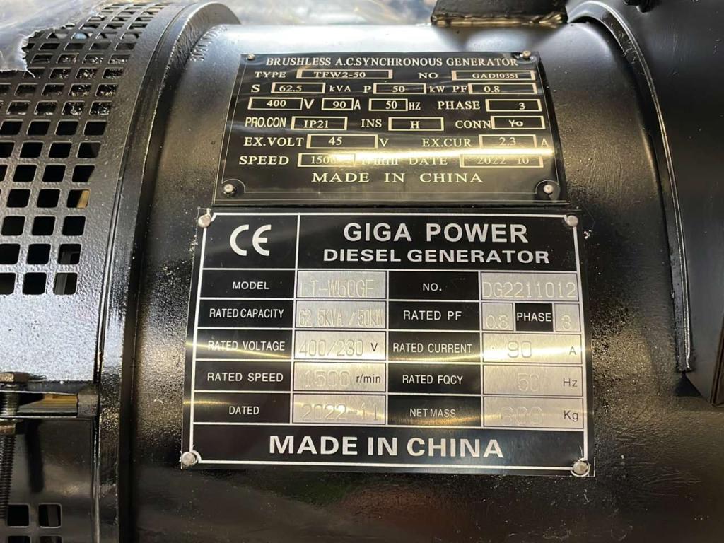 Giga Power LT-W50GF 62.5KVA open set Foto 13
