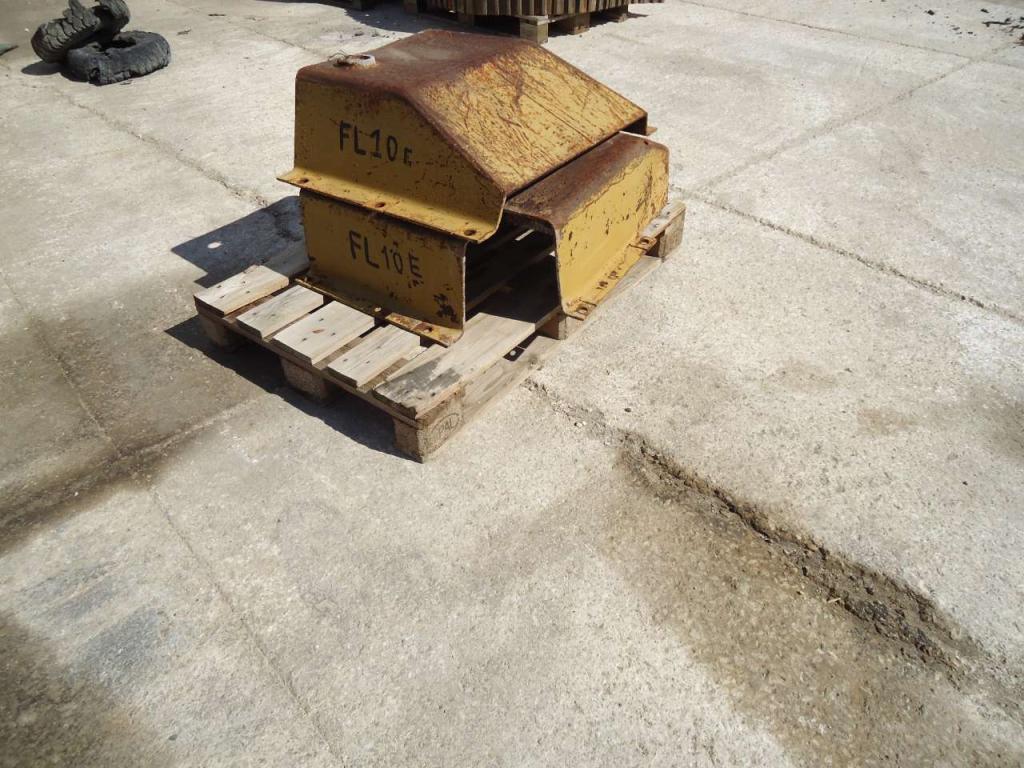 Placas de armadura inferior para Fiat Allis FL10E Foto 4
