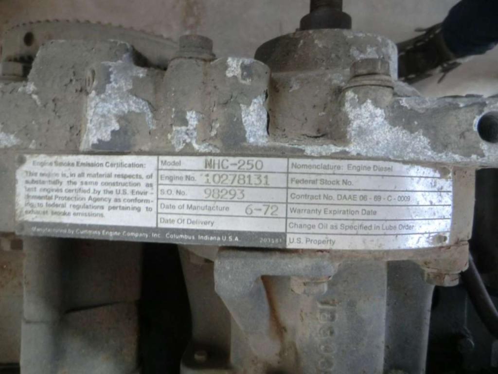 Motor para Cummins NHG-250 Foto 4