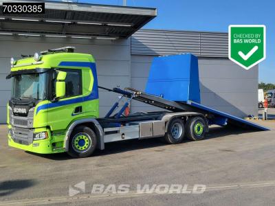 Scania P370 6X2 Recovery truck Abschleppwagen Winch Lift-Axle Automatic Euro 6 vendida por BAS World B.V.