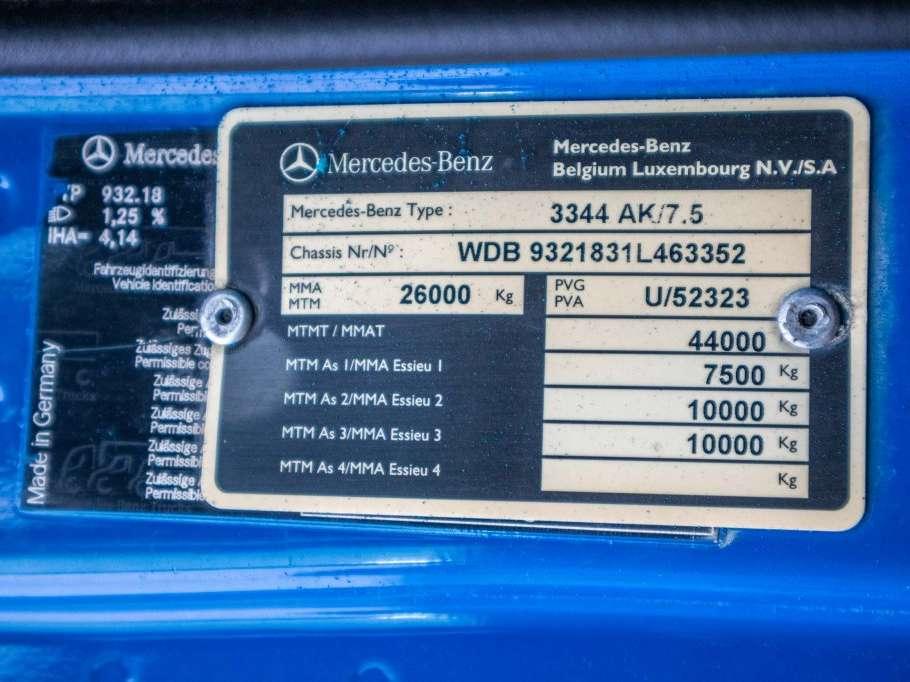 Mercedes-Benz ACTROS 3344 AK MP3 HMF 1643 Z2 Foto 22