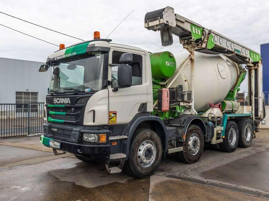 Scania P400 +STETTER 7m3+TAPIS THEAM TS 13 Foto 1