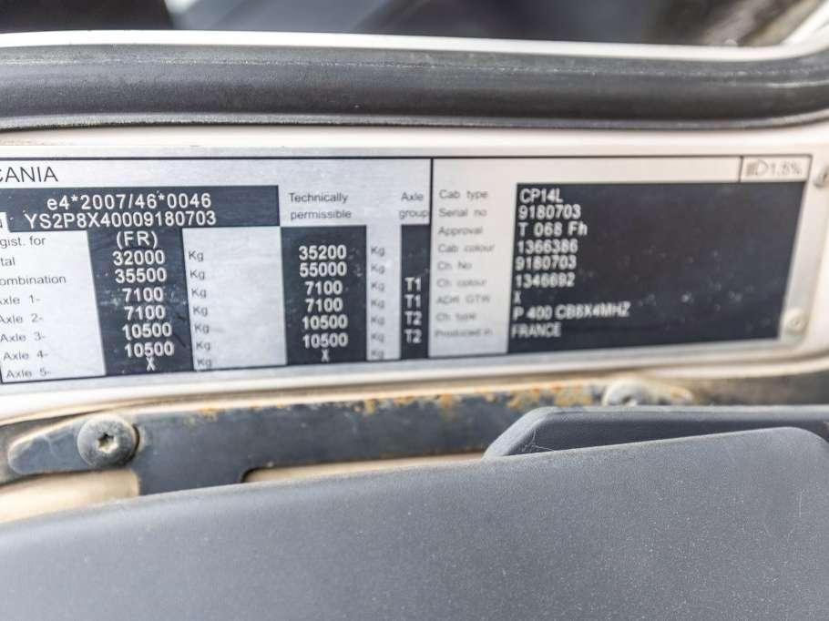 Scania P400 +STETTER 7m3+TAPIS THEAM TS 13 Foto 24
