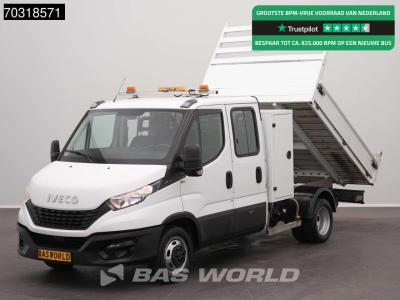 Iveco Daily 35C14 Open Laadbak Dubbel Cabine 3,5t Trekhaak Dubbellucht Airco Cruise Euro6 Pritsche Pickup vendida por BAS World B.V.