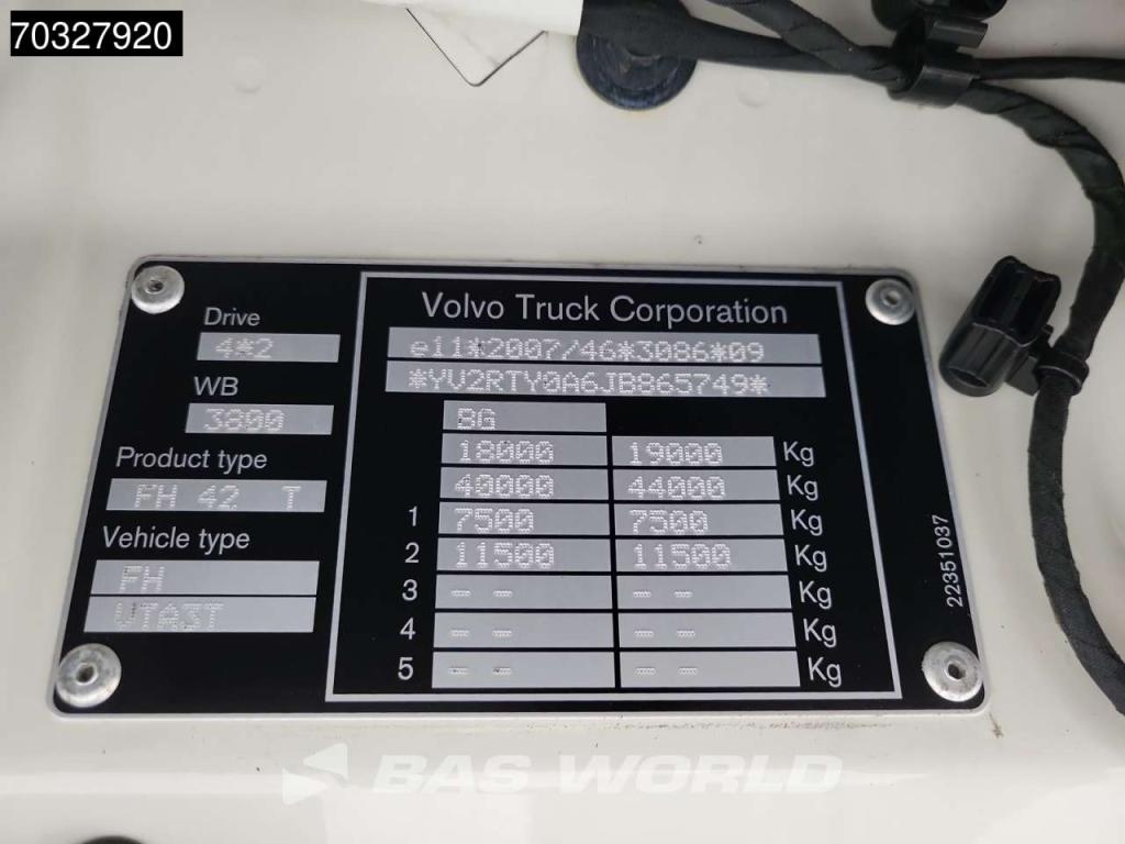 Volvo FH 460 4X2 Mega 2x Tanks Standklima Hebesattel Foto 30