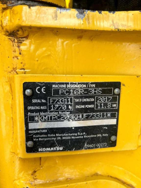 Komatsu PC16R-3HS Foto 7