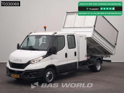 Iveco Daily 35C14 Kipper Dubbel Cabine met Kist Huif Dubbellucht 3,5t Trekhaak Airco Camera Euro6 Tipper vendida por BAS World B.V.