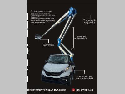 PIATTAFPRMA AEREA SOCAGE 24D allestita su IVECO vendida por Emilia Gru srl