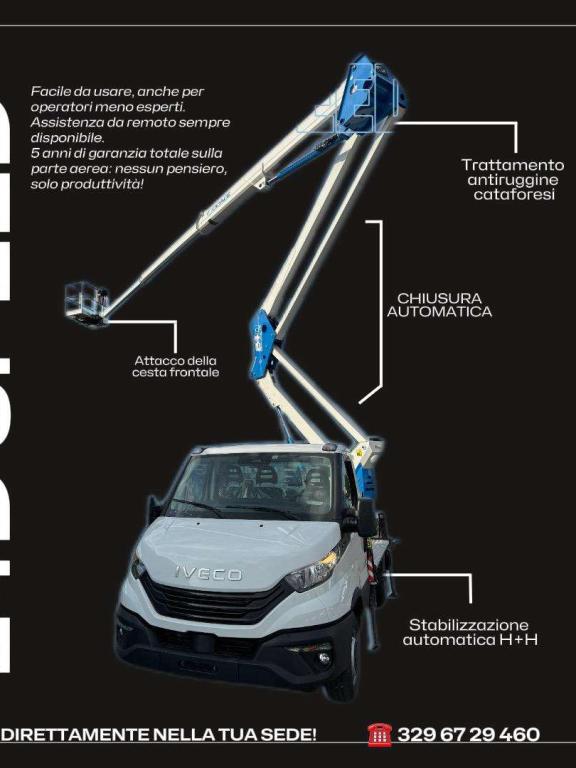 PIATTAFPRMA AEREA SOCAGE 24D allestita su IVECO Foto 1