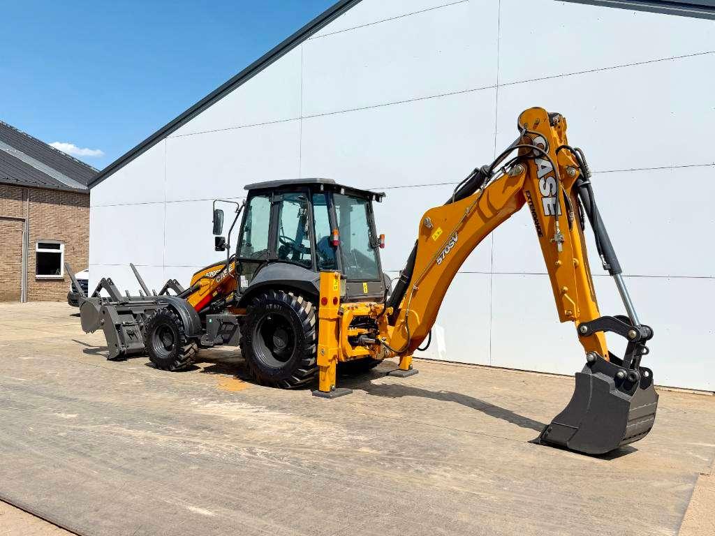 Case 570SV - 6/1 Bucket / Telescopic Boom / Airco Foto 2