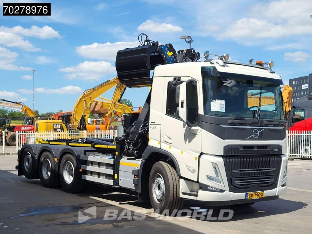 Volvo FM 460 8X4 NEW! Palfinger Q200Z95TR Crane Kran + HT 24 TEC Hooklift ACC LED Foto 16