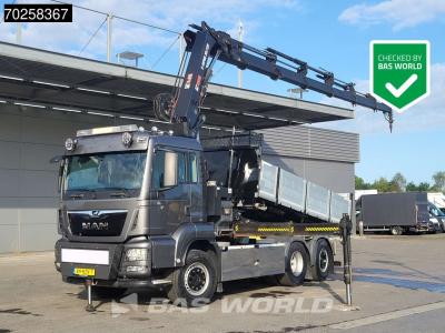 Man TGS 26.500 6X2 Prepared NL-Truck NEW APK HIAB X-HIPRO 302 E-6 Crane Kran Fifth wheel vendida por BAS World B.V.