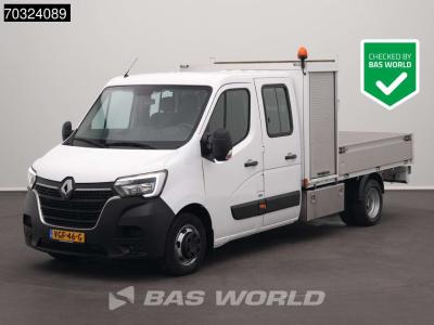 Renault Master 145PK Dubbel Cabine Open Laadbak met Kist Dubbellucht 3,5t Trekhaak LED Airco Cruise Zwaaila vendida por BAS World B.V.