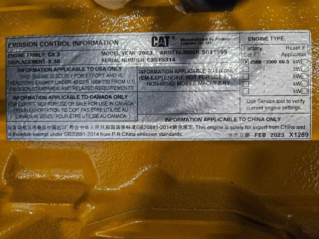 Caterpillar DE65GC - 65 kVA Stand-by Generator Set - DPX-18206 Foto 16