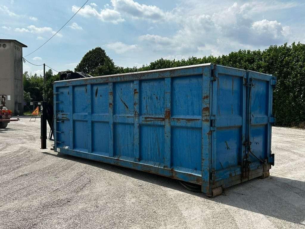 CONTAINER SCARRABILE USATO A CIELO APERTO CON GRU Foto 3