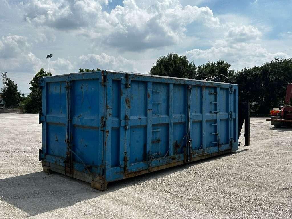 CONTAINER SCARRABILE USATO A CIELO APERTO CON GRU Foto 6