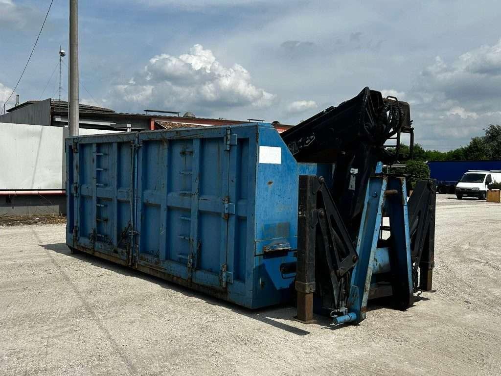 CONTAINER SCARRABILE USATO A CIELO APERTO CON GRU Foto 7