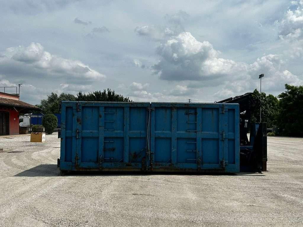 CONTAINER SCARRABILE USATO A CIELO APERTO CON GRU Foto 8