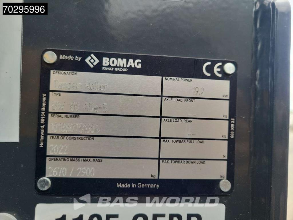 Bomag BW100 ADe-5 ELECTRIC - CE-CERTIFIED Foto 30