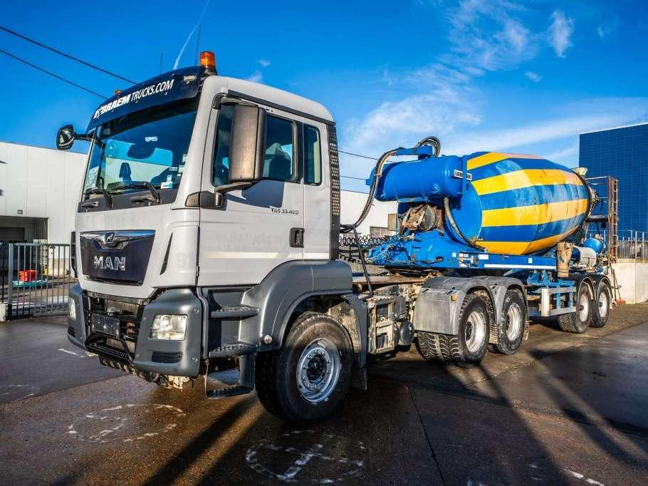 Man TGS 33.420 BBS + SEMI LIEBHERR 12M3 Foto 1