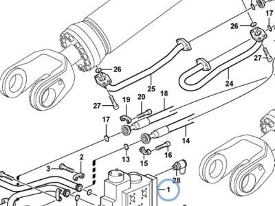 Volvo control valve for Volvo  L220F, L180E and L180F. vendida por Balavto