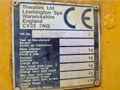 Thwaites MACH2065 vendida por Omeco Spa