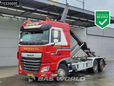 Daf XF 480 XF 6X2 NL-Truck APK VDL S-25-6200 containersystem Lift+steering axle Automatic Euro 6 vendida por BAS World B.V.