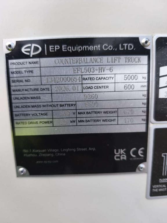 EP Equipment EFL503-HV-6 Foto 8