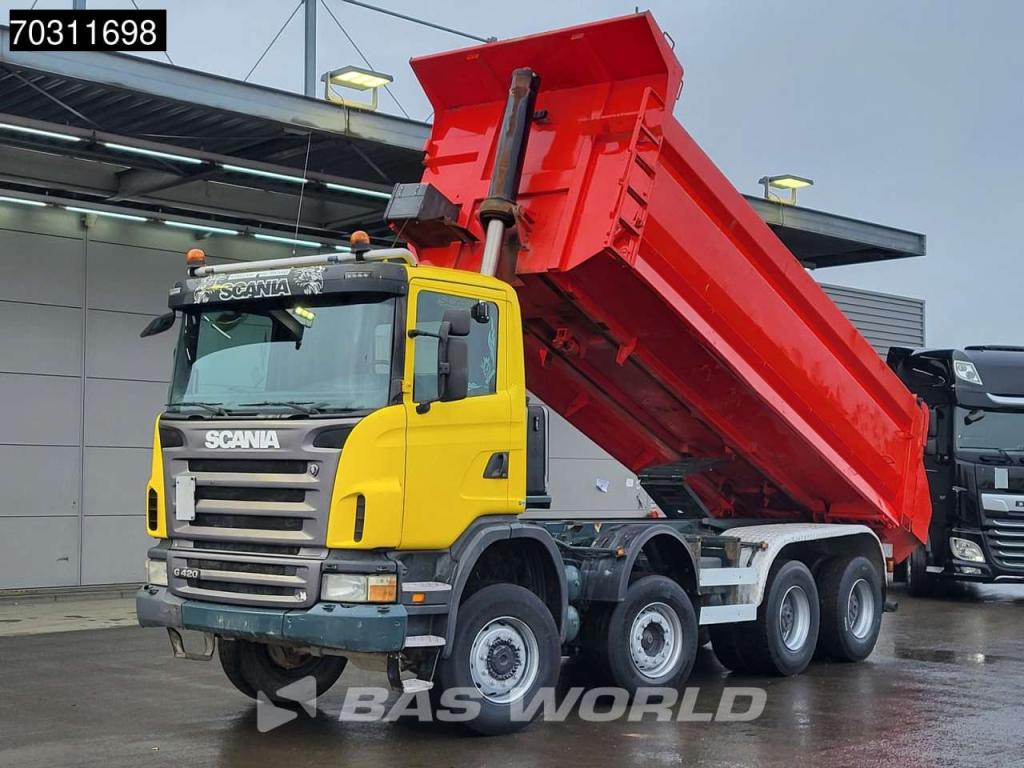 Scania G420 G 8X6 8x6 18m3 KH Kipper Steel suspension Big-Axle Euro 4 Foto 2
