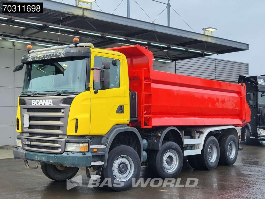 Scania G420 G 8X6 8x6 18m3 KH Kipper Steel suspension Big-Axle Euro 4 Foto 5